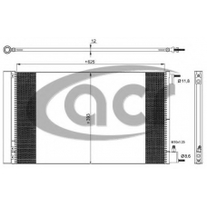 300701 ACR Конденсатор, кондиционер