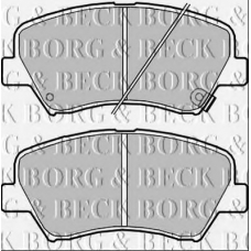 BBP2340 BORG & BECK Комплект тормозных колодок, дисковый тормоз