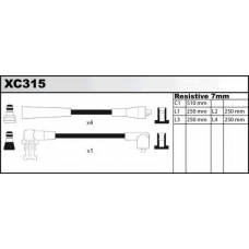 XC315 QUINTON HAZELL Комплект проводов зажигания