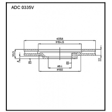 ADC 0335V Allied Nippon Гидравлические цилиндры