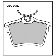 ADB01252 Allied Nippon Тормозные колодки