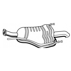 22358 FONOS Глушитель выхлопных газов конечный
