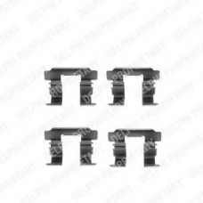 LX0250 DELPHI Комплектующие, колодки дискового тормоза