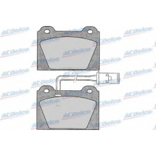 AC058243D AC Delco Комплект тормозных колодок, дисковый тормоз