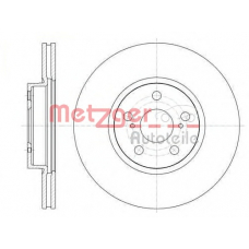 61330.10 METZGER Тормозной диск