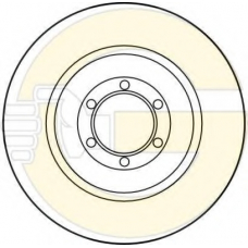 6017154 GIRLING Тормозной диск