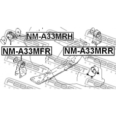 NM-A33MRR FEBEST Подвеска, двигатель