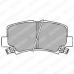 LP1439 DELPHI Комплект тормозных колодок, дисковый тормоз