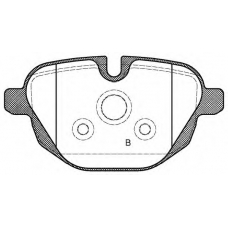 BPA1421.00 OPEN PARTS Комплект тормозных колодок, дисковый тормоз