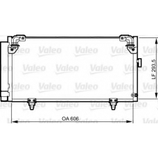 814314 VALEO Конденсатор, кондиционер