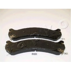 50009 JAPKO Комплект тормозных колодок, дисковый тормоз