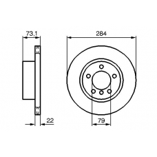 0 986 479 213 BOSCH Тормозной диск