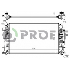 PR 3546A6 PROFIT Радиатор, охлаждение двигателя