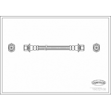 19032108 CORTECO Тормозной шланг