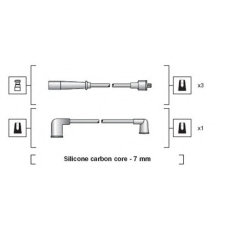 941318111165 MAGNETI MARELLI Комплект проводов зажигания