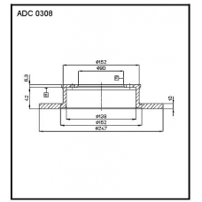 ADC 0308 Allied Nippon Гидравлические цилиндры