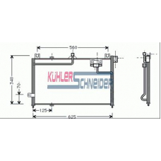 0222801 KUHLER SCHNEIDER Конденсатор, кондиционер