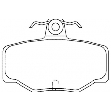 T5064 PAGID Комплект тормозных колодок, дисковый тормоз