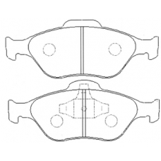 PN-5495 JNBK Колодки тормозные