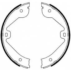BS1165 QUINTON HAZELL Комплект тормозных колодок, стояночная тормозная с