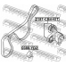 2187-CB4-KIT FEBEST Натяжной ролик, поликлиновой  ремень