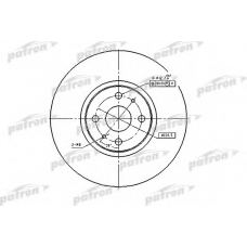 PBD4158 PATRON Тормозной диск