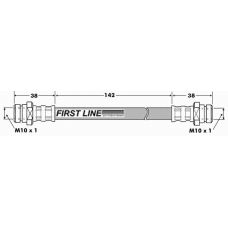 FBH7506 FIRST LINE Тормозной шланг