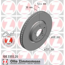 100.3355.20 ZIMMERMANN Тормозной диск