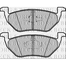 BBP2328 BORG & BECK Комплект тормозных колодок, дисковый тормоз