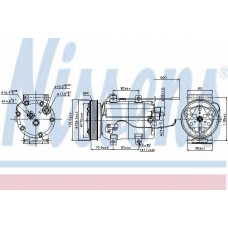 89101 NISSENS Компрессор, кондиционер