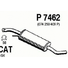 P7462 FENNO Средний глушитель выхлопных газов