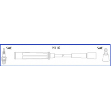 134464 HITACHI Комплект проводов зажигания