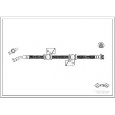 19032281 CORTECO Тормозной шланг