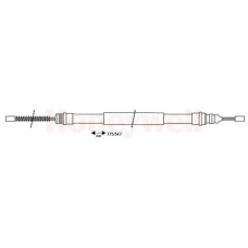 432727B BENDIX Трос, стояночная тормозная система