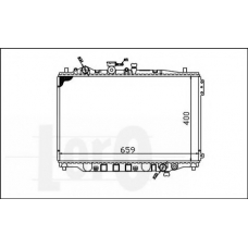 030-017-0003 LORO Радиатор, охлаждение двигателя