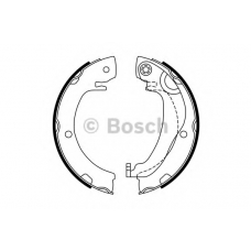 0 986 487 763 BOSCH Комплект тормозных колодок, стояночная тормозная с