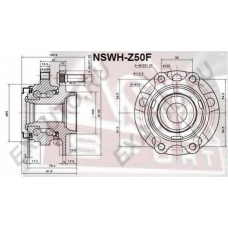 NSWH-Z50F ASVA Ступица колеса