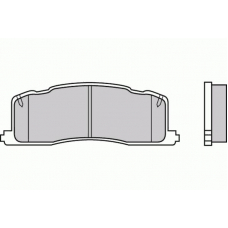 12-0538 E.T.F. Комплект тормозных колодок, дисковый тормоз