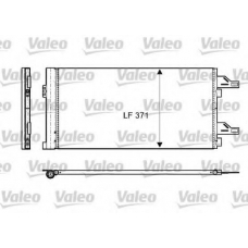 814085 VALEO Конденсатор, кондиционер