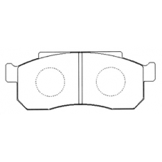 PN-8164 JNBK Колодки тормозные