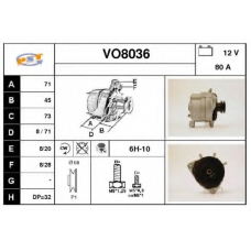 VO8036 SNRA Генератор