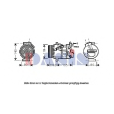 851880N AKS DASIS Компрессор, кондиционер