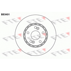 BS3451 FTE Тормозной диск