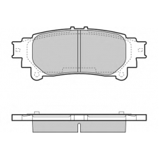 12-1482 E.T.F. Комплект тормозных колодок, дисковый тормоз