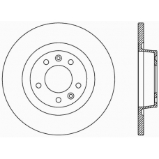 BDA2382.10 OPEN PARTS Тормозной диск