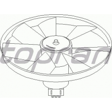 103 135 TOPRAN Вентилятор, охлаждение двигателя
