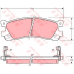 GDB746 TRW Комплект тормозных колодок, дисковый тормоз