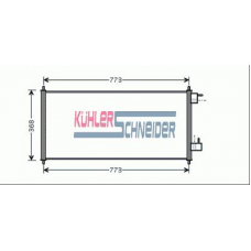 1820331 KUHLER SCHNEIDER Конденсатор, кондиционер