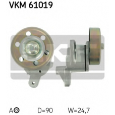 VKM 61019 SKF Натяжной ролик, поликлиновой  ремень