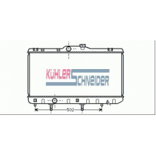 3217501 KUHLER SCHNEIDER Радиатор, охлаждение двигател